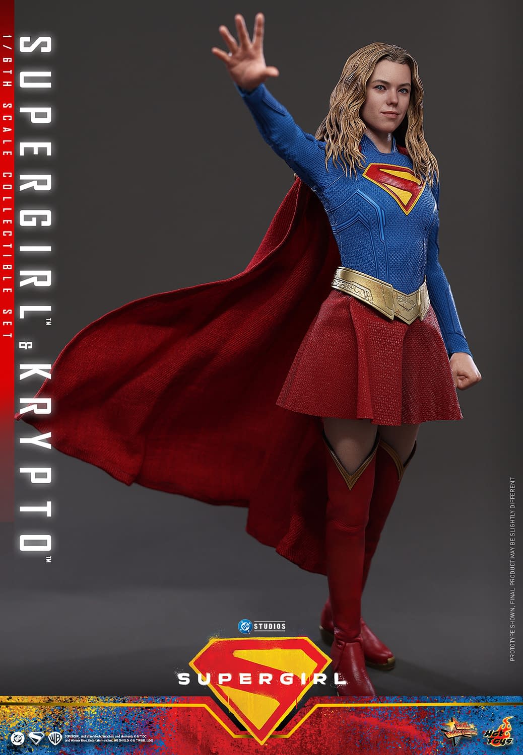 New DC Universe Supergirl & Krypto 1/6 Set Debuts from Hot Toys