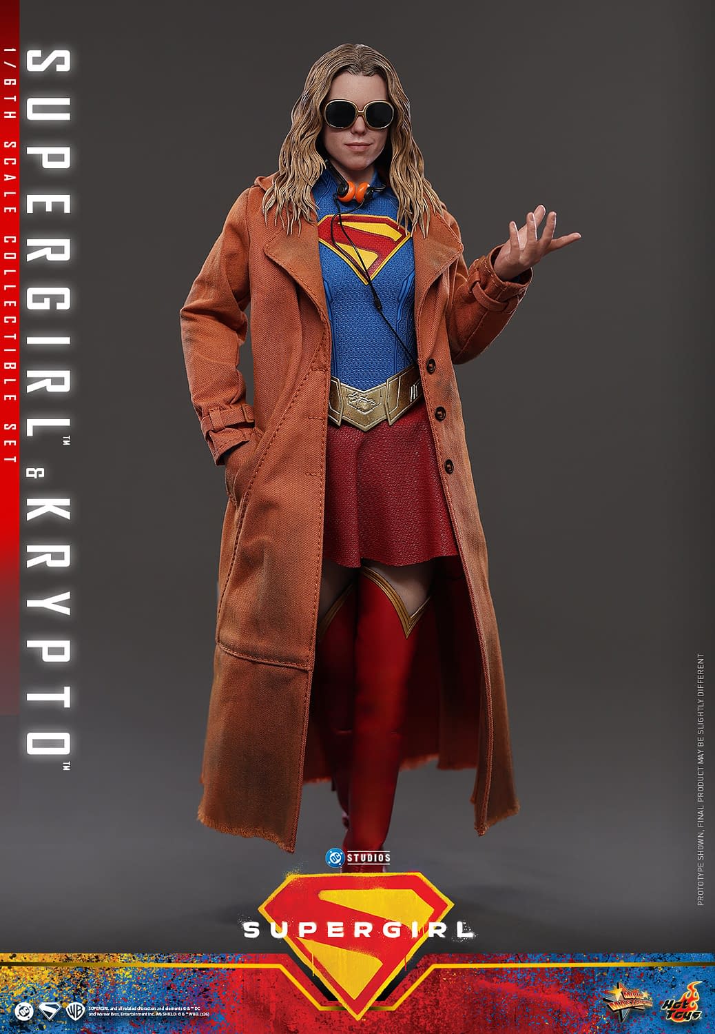 New DC Universe Supergirl & Krypto 1/6 Set Debuts from Hot Toys