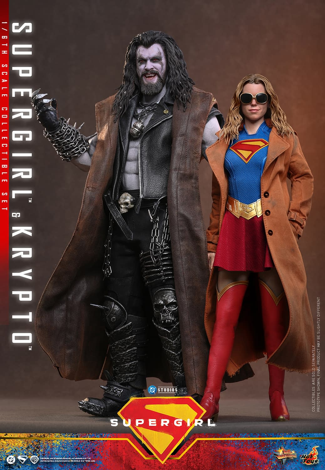 New DC Universe Supergirl & Krypto 1/6 Set Debuts from Hot Toys