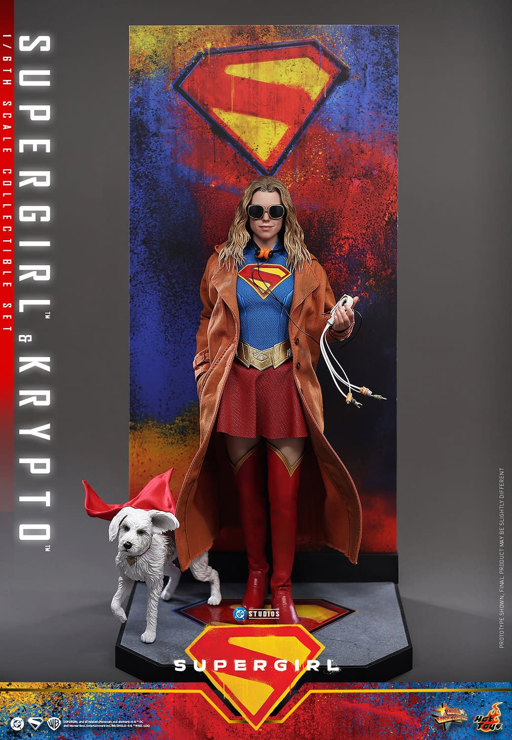 New DC Universe Supergirl & Krypto 1/6 Set Debuts from Hot Toys