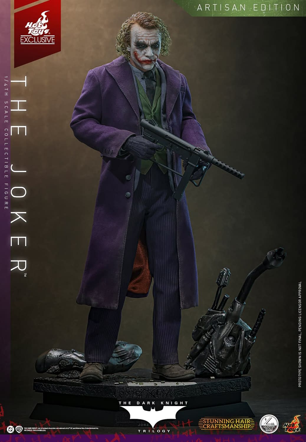 Hot Toys Exclusive Artisan Edition The Dark Knight 1/4 Joker Revealed