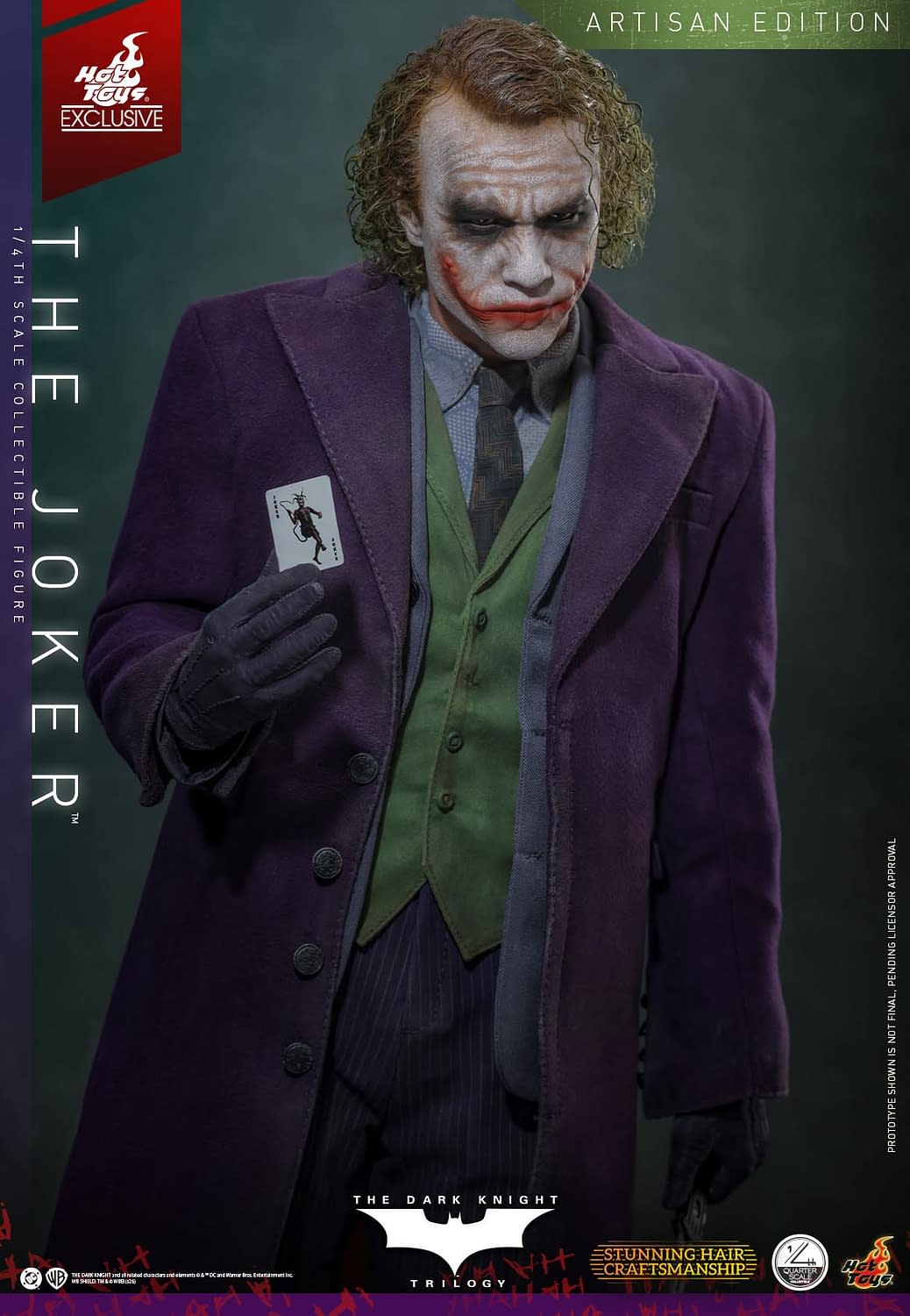 Hot Toys Exclusive Artisan Edition The Dark Knight 1/4 Joker Revealed