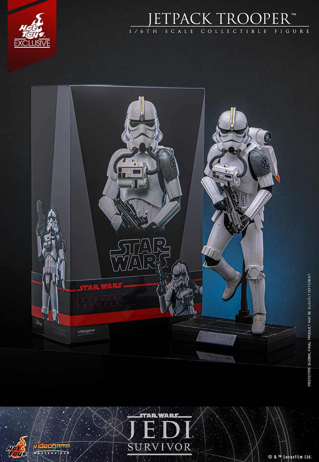Hot Toys Reveals Star Wars Jedi: Survivor 1/6 Scale Jetpack Trooper