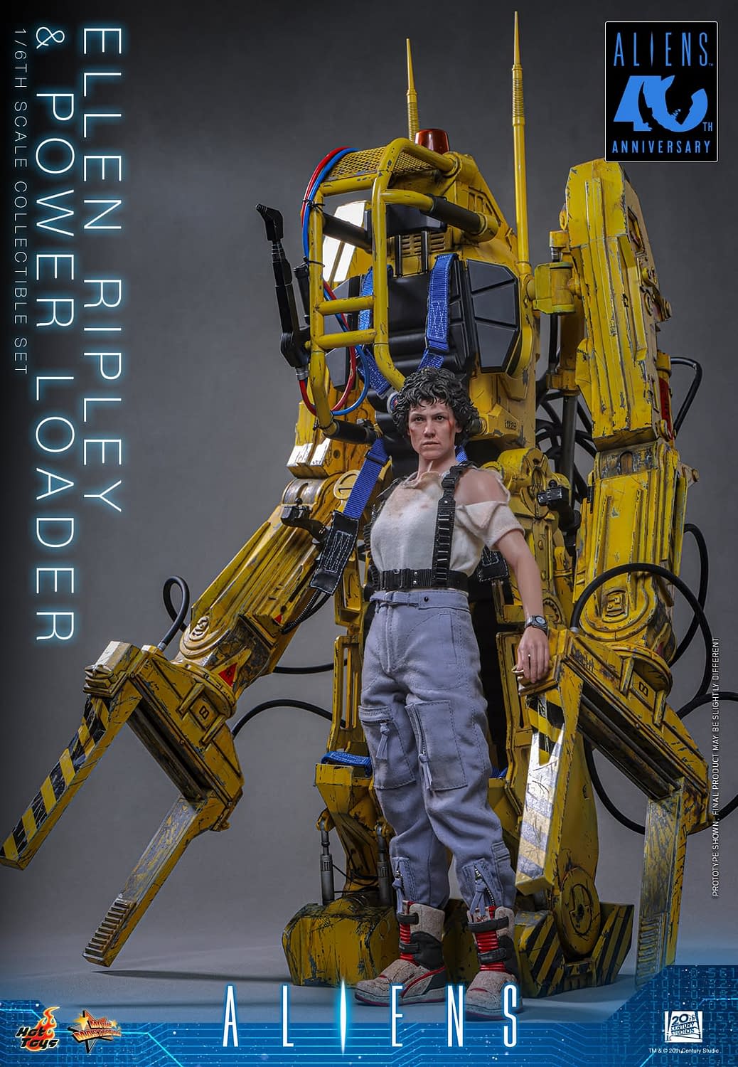 Save the Universe with Hot Toys New 1/6 Aliens Ripley Power Loader Set