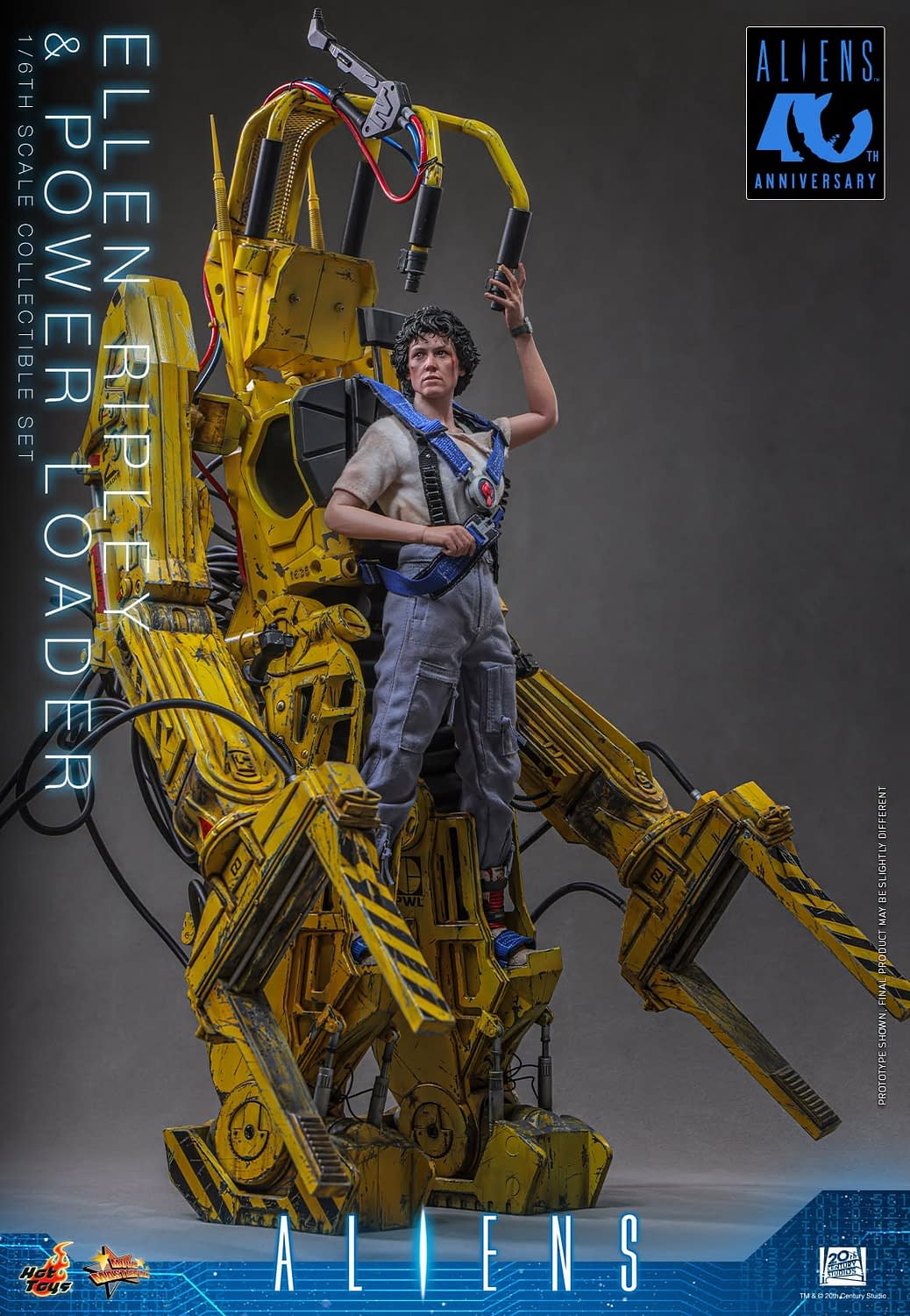 Save the Universe with Hot Toys New 1/6 Aliens Ripley Power Loader Set