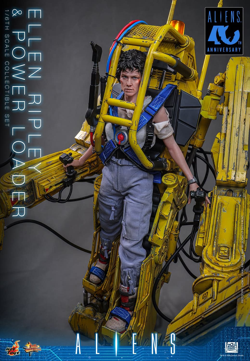 Save the Universe with Hot Toys New 1/6 Aliens Ripley Power Loader Set