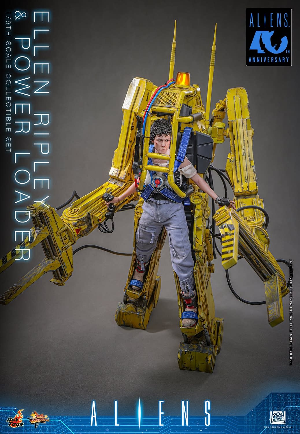 Save the Universe with Hot Toys New 1/6 Aliens Ripley Power Loader Set