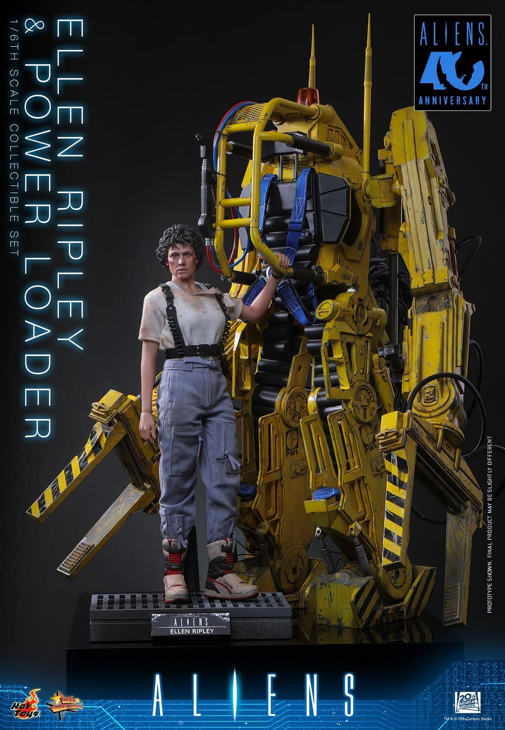 Save the Universe with Hot Toys New 1/6 Aliens Ripley Power Loader Set