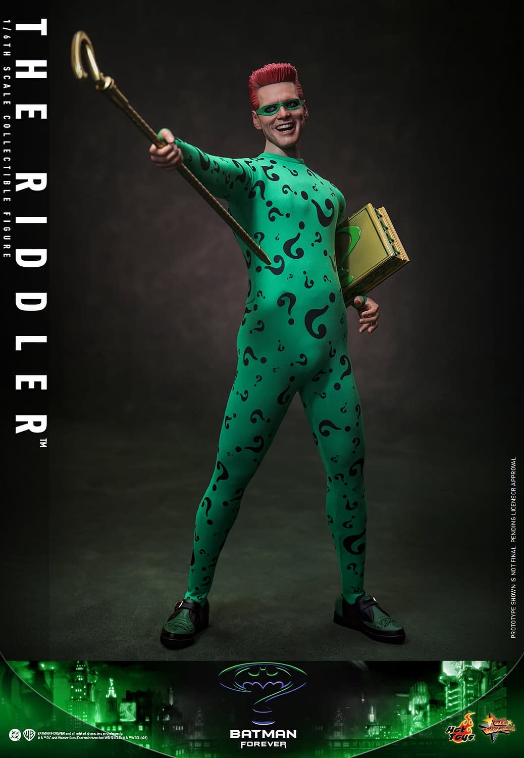 Jim Carrey Returns as The Riddler with New Batman Forever Hot Toys