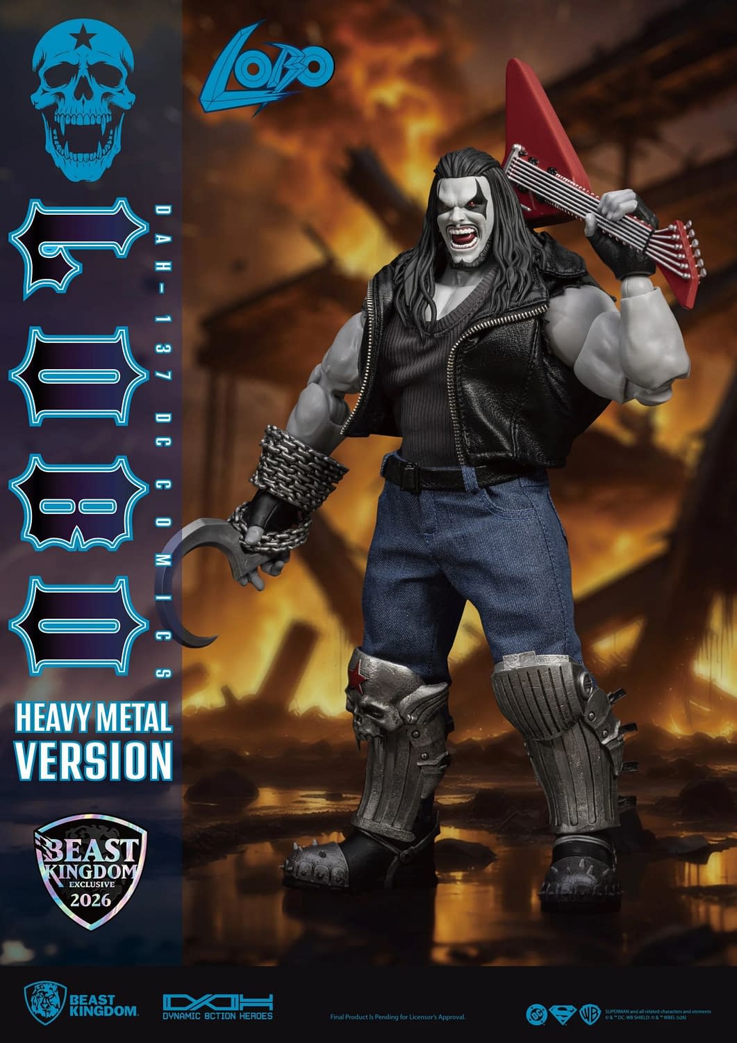 Lobo Turns Up the Volume in Beast Kingdom's New SDCC Exclusive