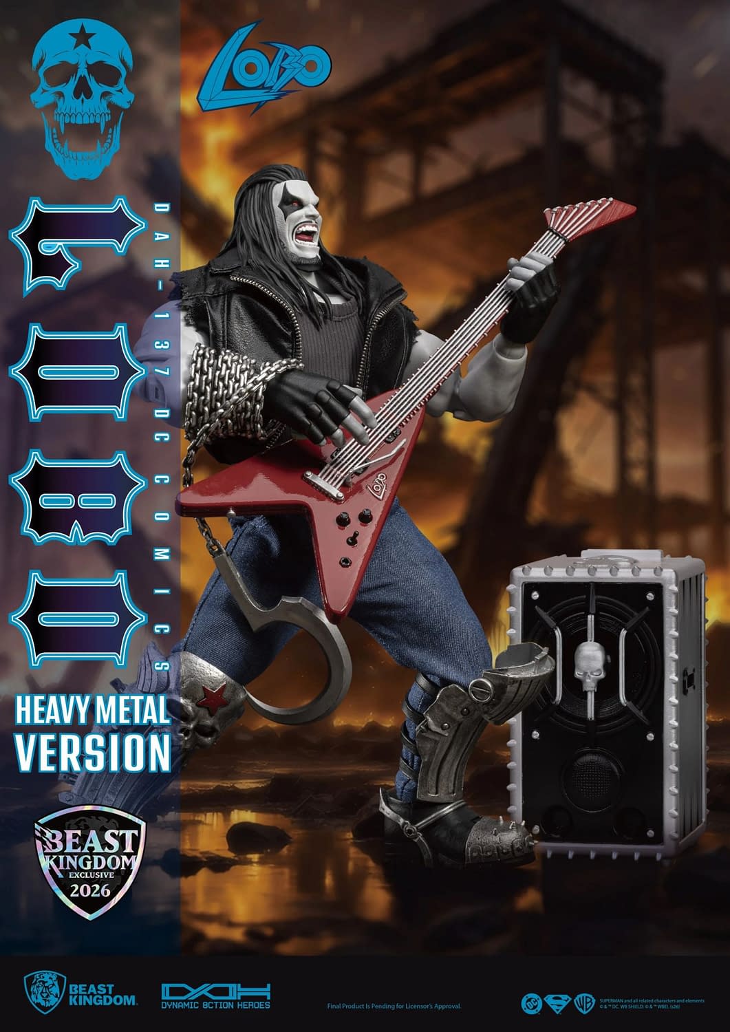 Lobo Turns Up the Volume in Beast Kingdom's New SDCC Exclusive