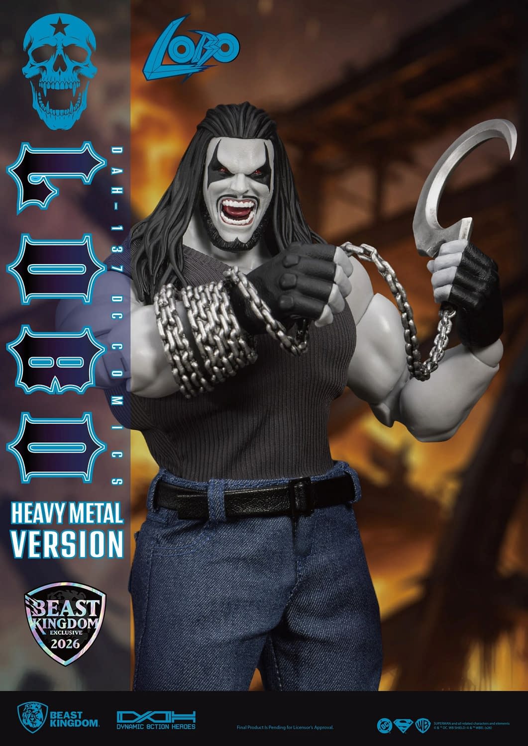 Lobo Turns Up the Volume in Beast Kingdom's New SDCC Exclusive
