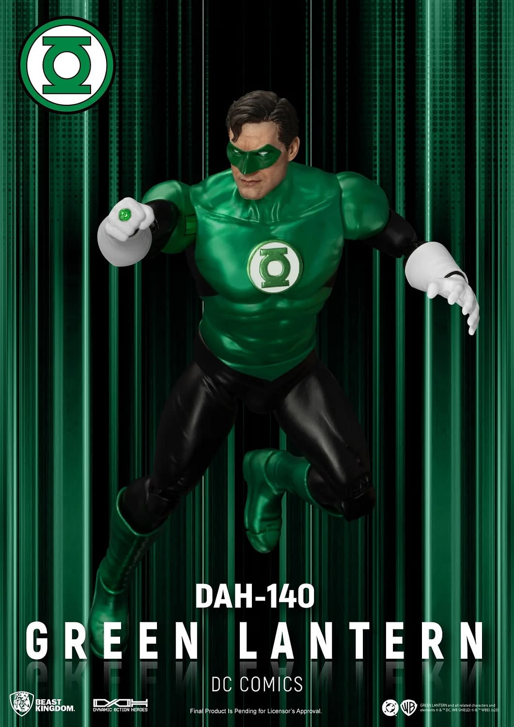 Beast Kingdom Powers Up Green Lantern for DAH Justice League Line