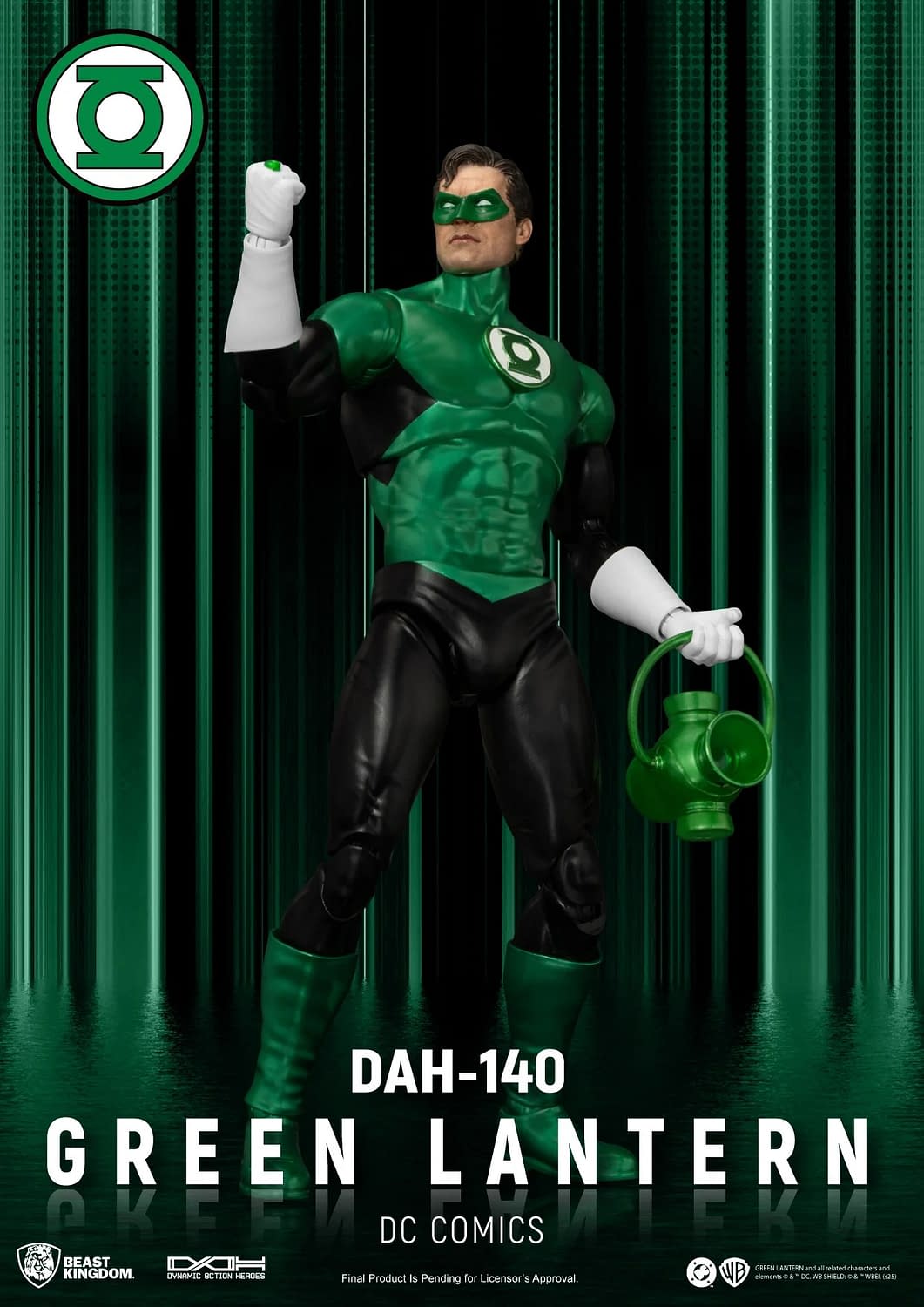 Beast Kingdom Powers Up Green Lantern for DAH Justice League Line