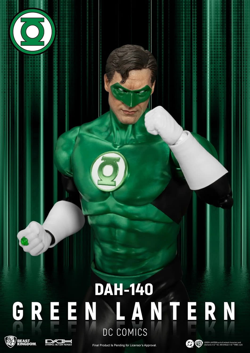 Beast Kingdom Powers Up Green Lantern for DAH Justice League Line