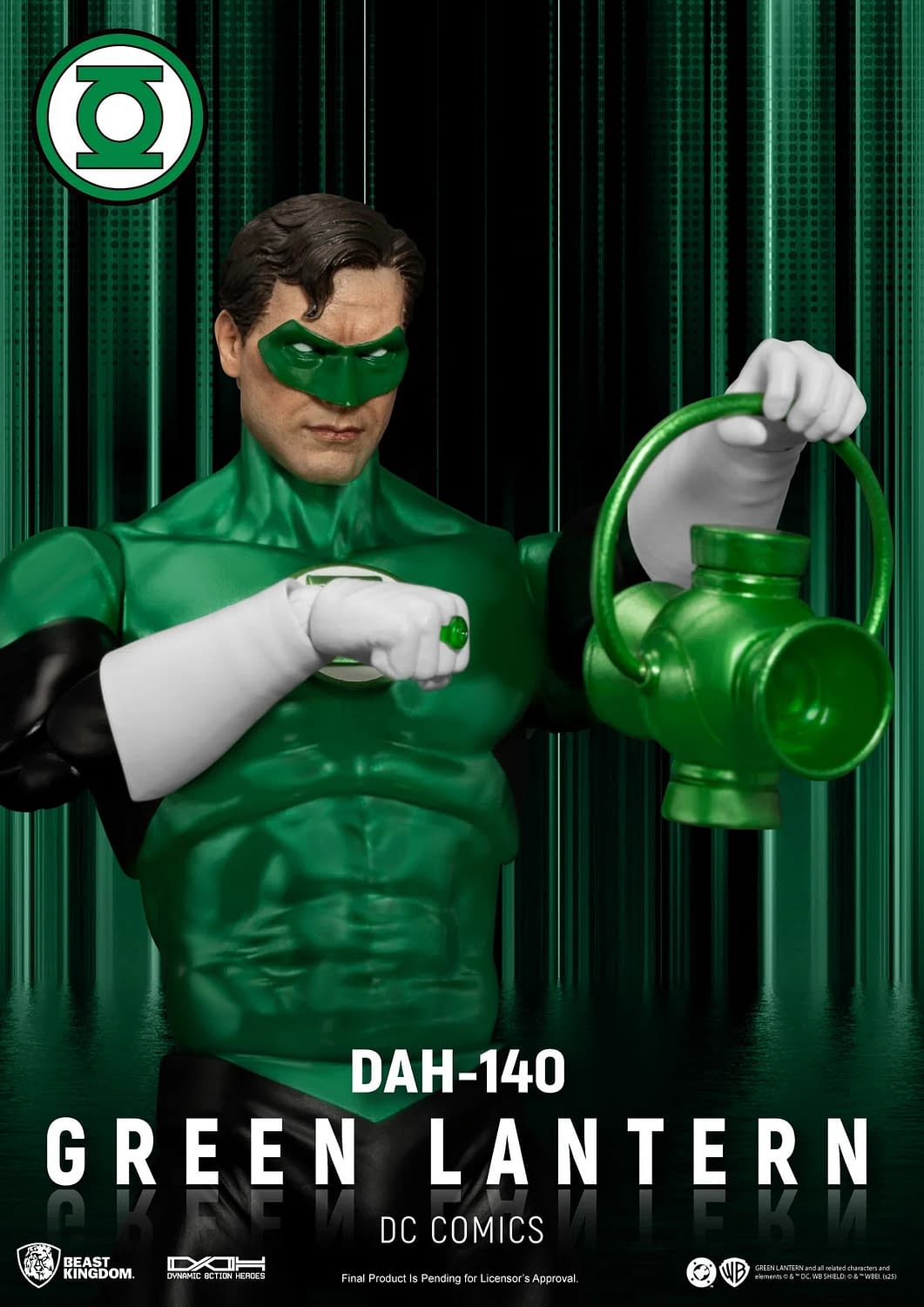 Beast Kingdom Powers Up Green Lantern for DAH Justice League Line