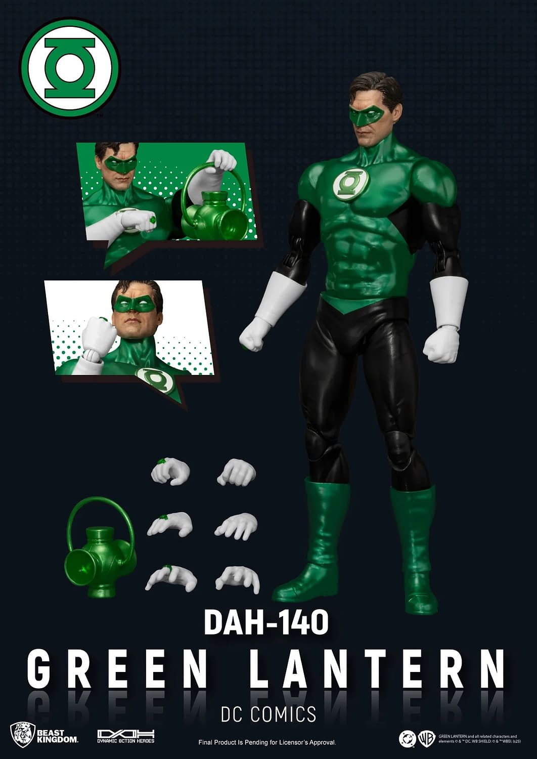 Beast Kingdom Powers Up Green Lantern for DAH Justice League Line