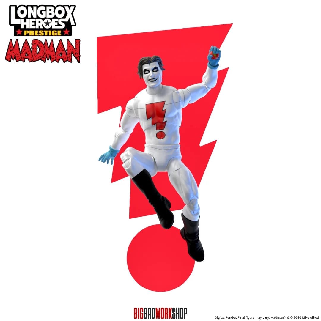 Big Bad Debuts New Longbox Heroes Prestige Madman 1/12 Figure
