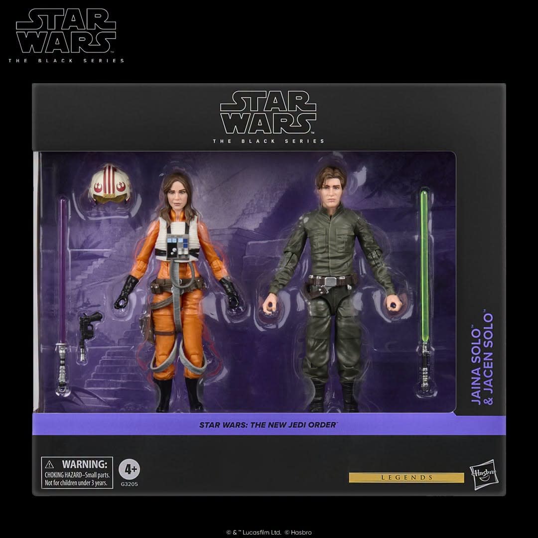 Hasbro Debuts Star Wars: The Black Series Jaina & Jacen Solo 2-Pack