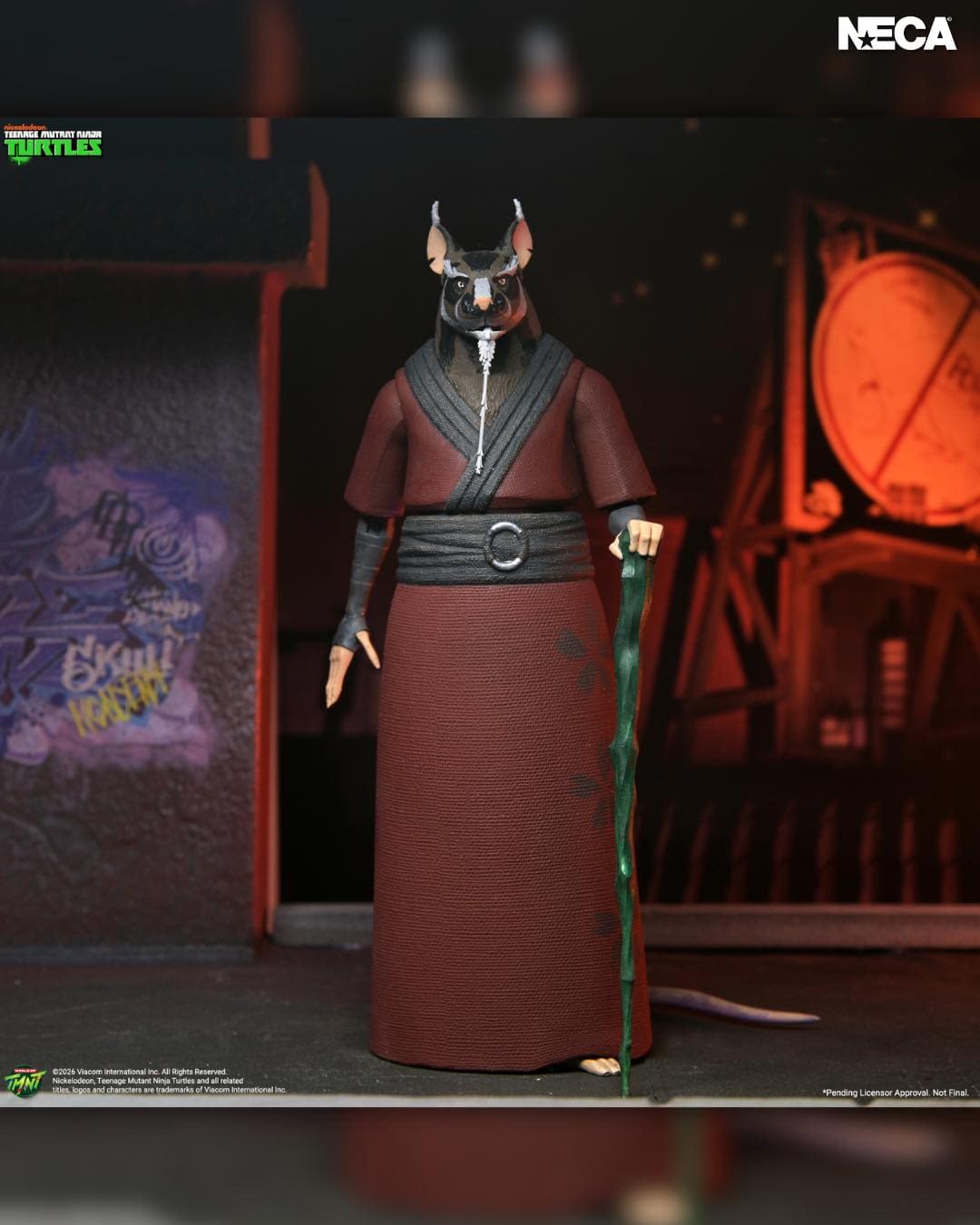 Teenage Mutant Ninja Turtles (2012) Splinter Revealed by NECA