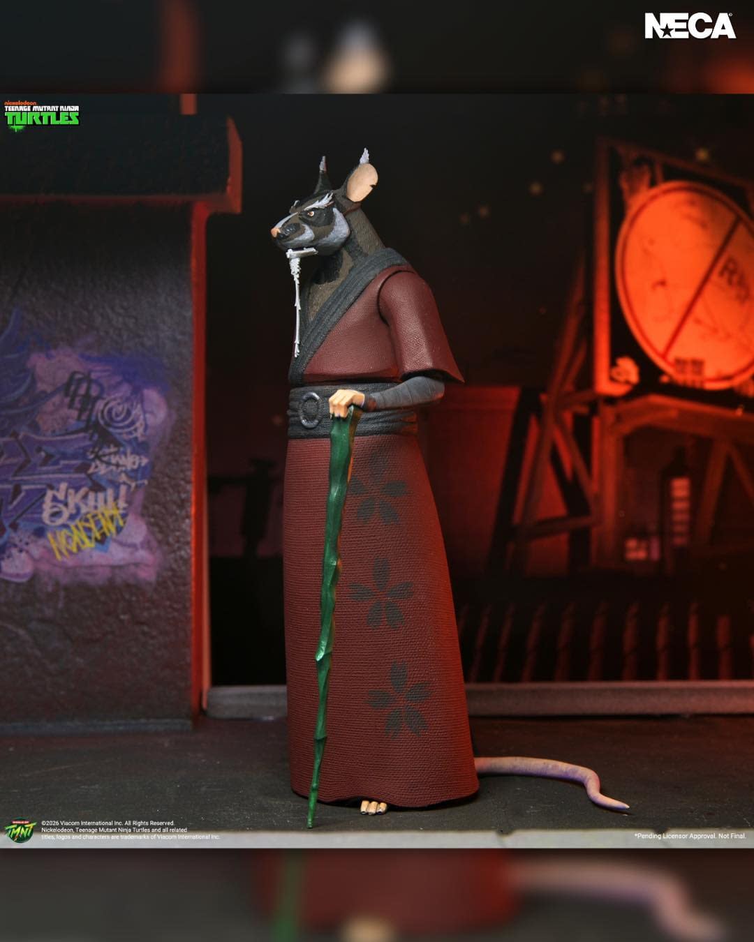 Teenage Mutant Ninja Turtles (2012) Splinter Revealed by NECA