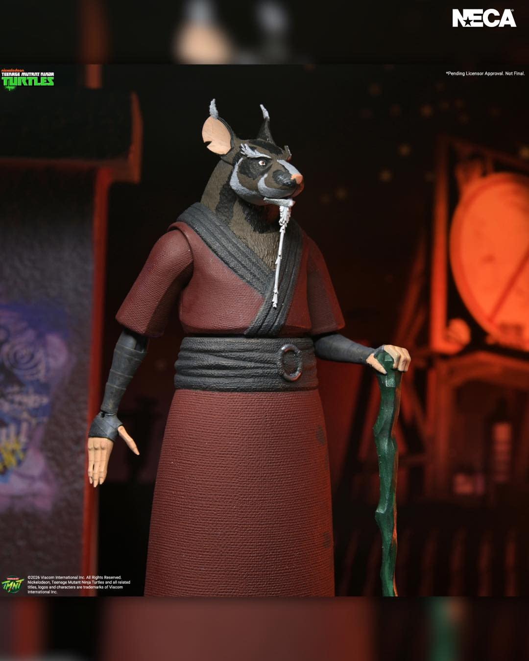 Teenage Mutant Ninja Turtles (2012) Splinter Revealed by NECA