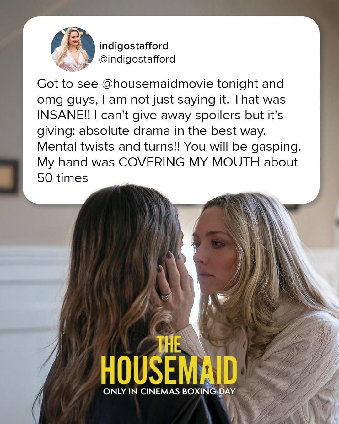How Lionsgate Turned The Housemaid Into A UK Box Office Christmas Hit