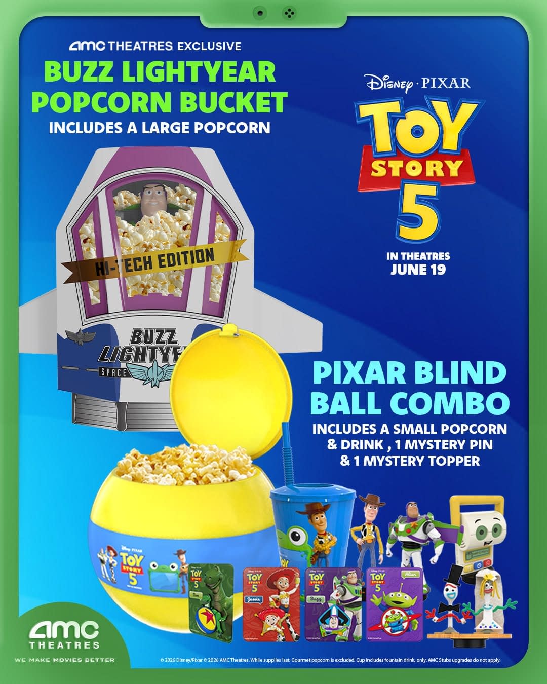 Toy Story 5 Theater Round-Up: Popcorn Buckets, ICEEs, and More!