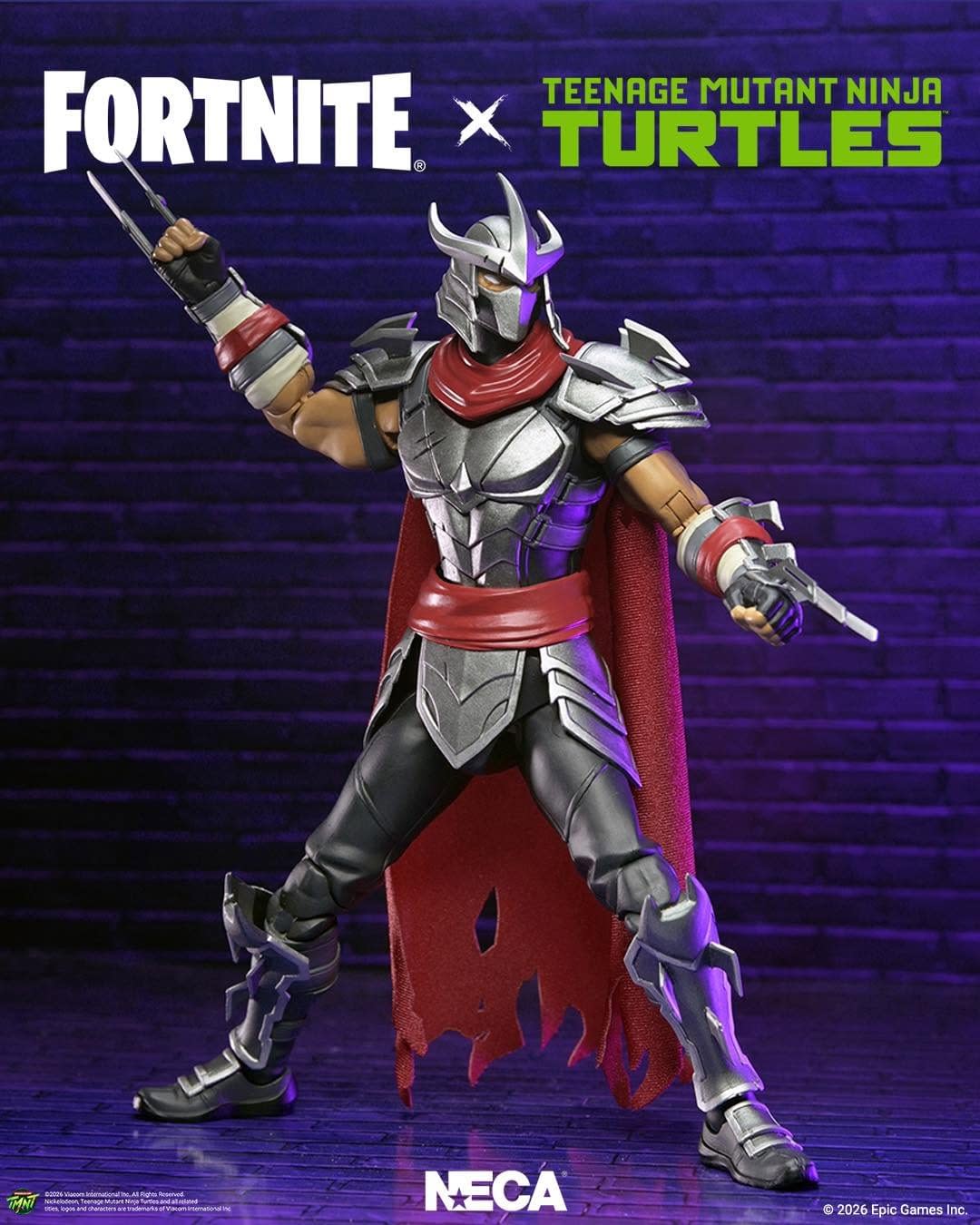 NECA Blends TMNT and Fortnite With New Shredder Action Figure