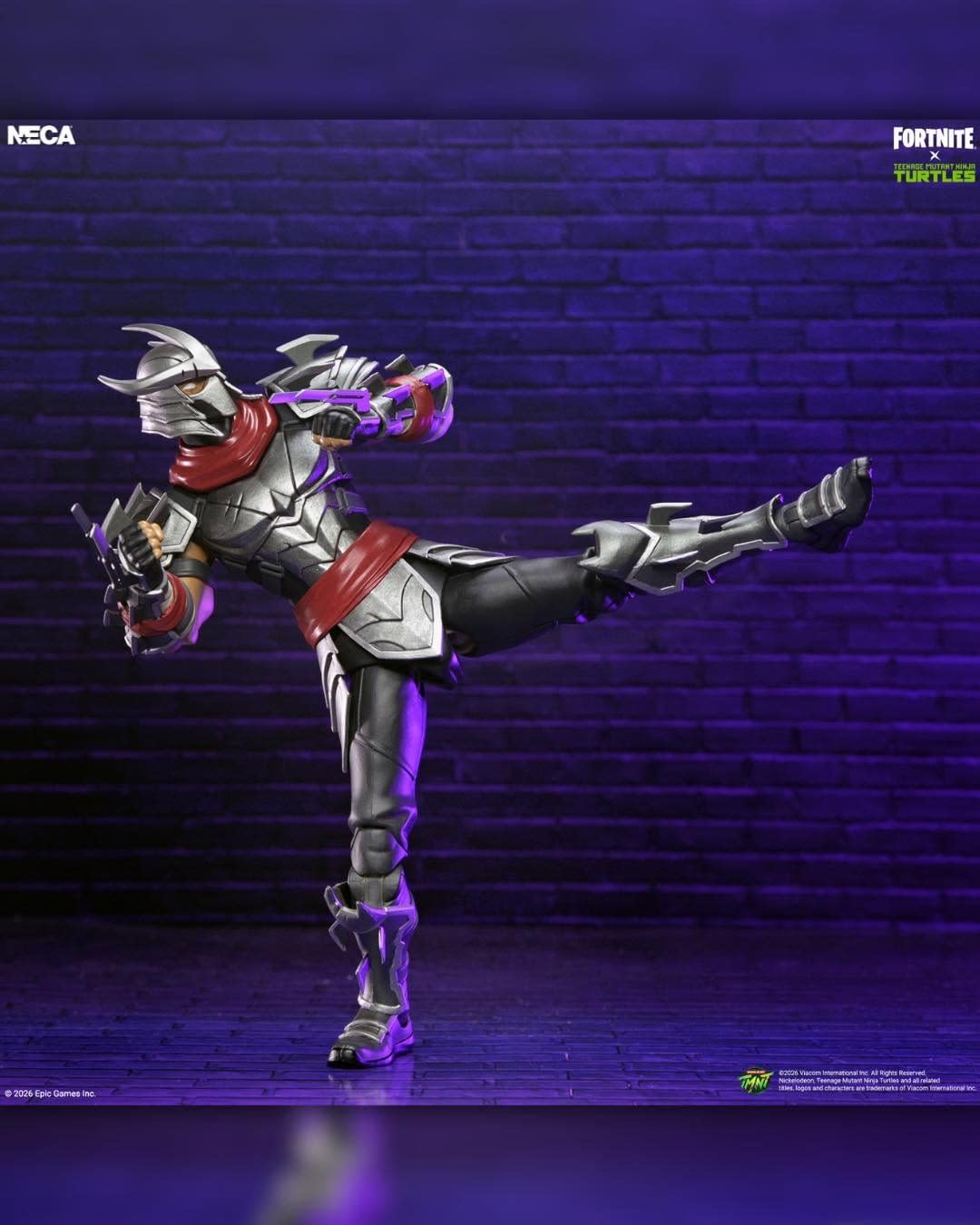 NECA Blends TMNT and Fortnite With New Shredder Action Figure