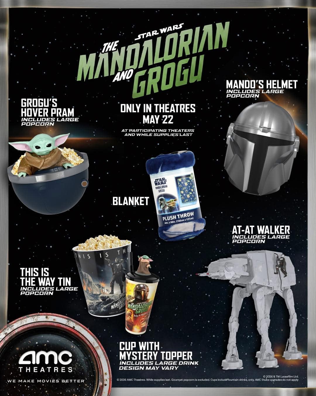 Popcorn Buckets You Might Have Missed: The Mandalorian & More!
