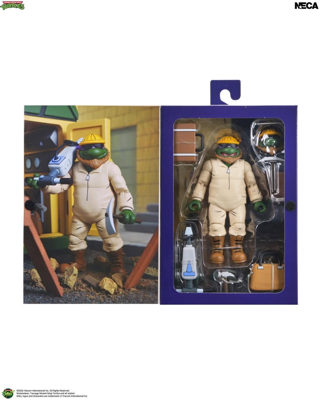 New NECA Deep-Cut Construction Donatello TMNT Figure Revealed