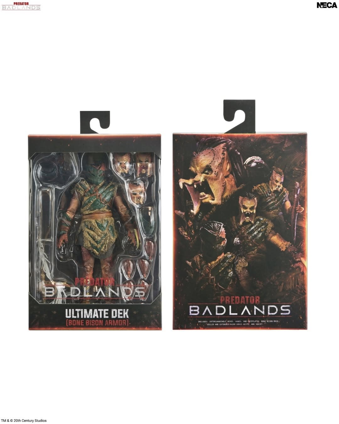 Predator: Badlands Ultimate Dek (Bone Bison Armor) Arrives from NECA