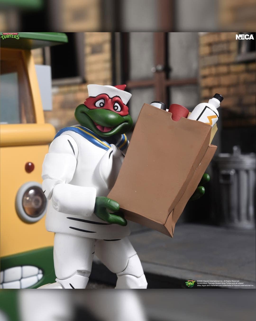 NECA Drops New Sailor Disguise Raphael from TMNT 1987 Cartoon