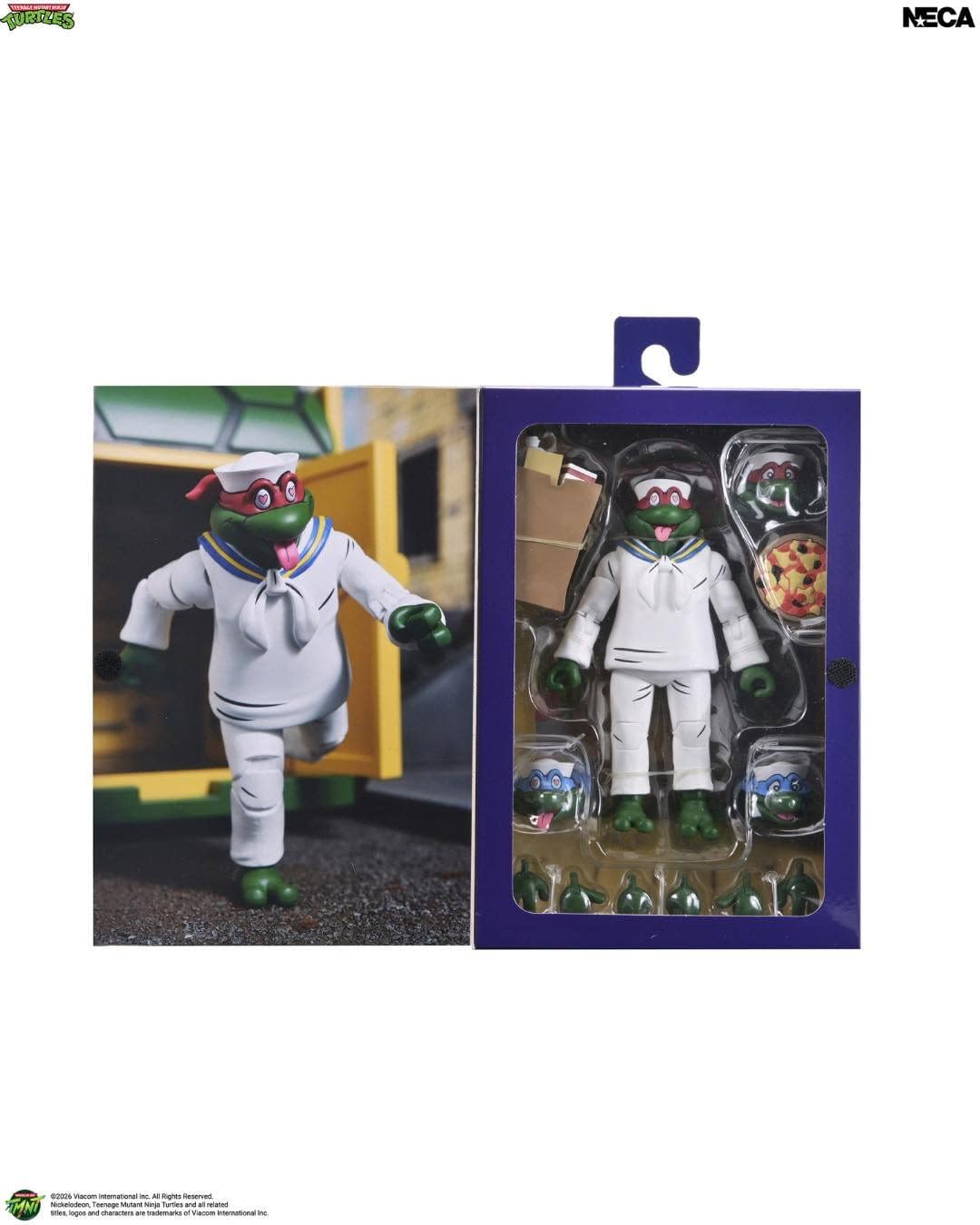 NECA Drops New Sailor Disguise Raphael from TMNT 1987 Cartoon
