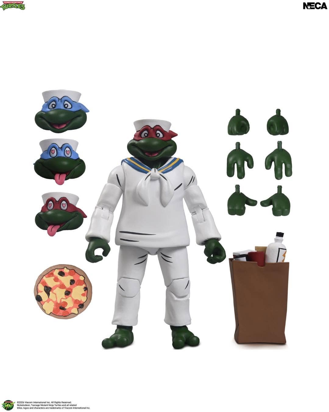 NECA Drops New Sailor Disguise Raphael from TMNT 1987 Cartoon