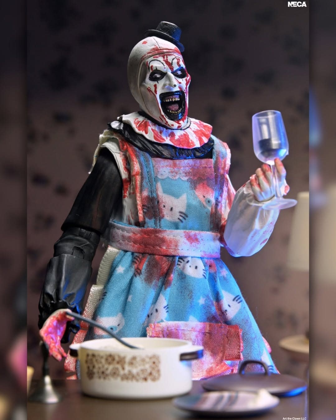 NECA Debuts Ultimate Thanksgiving Art the Clown from Terrifier 2