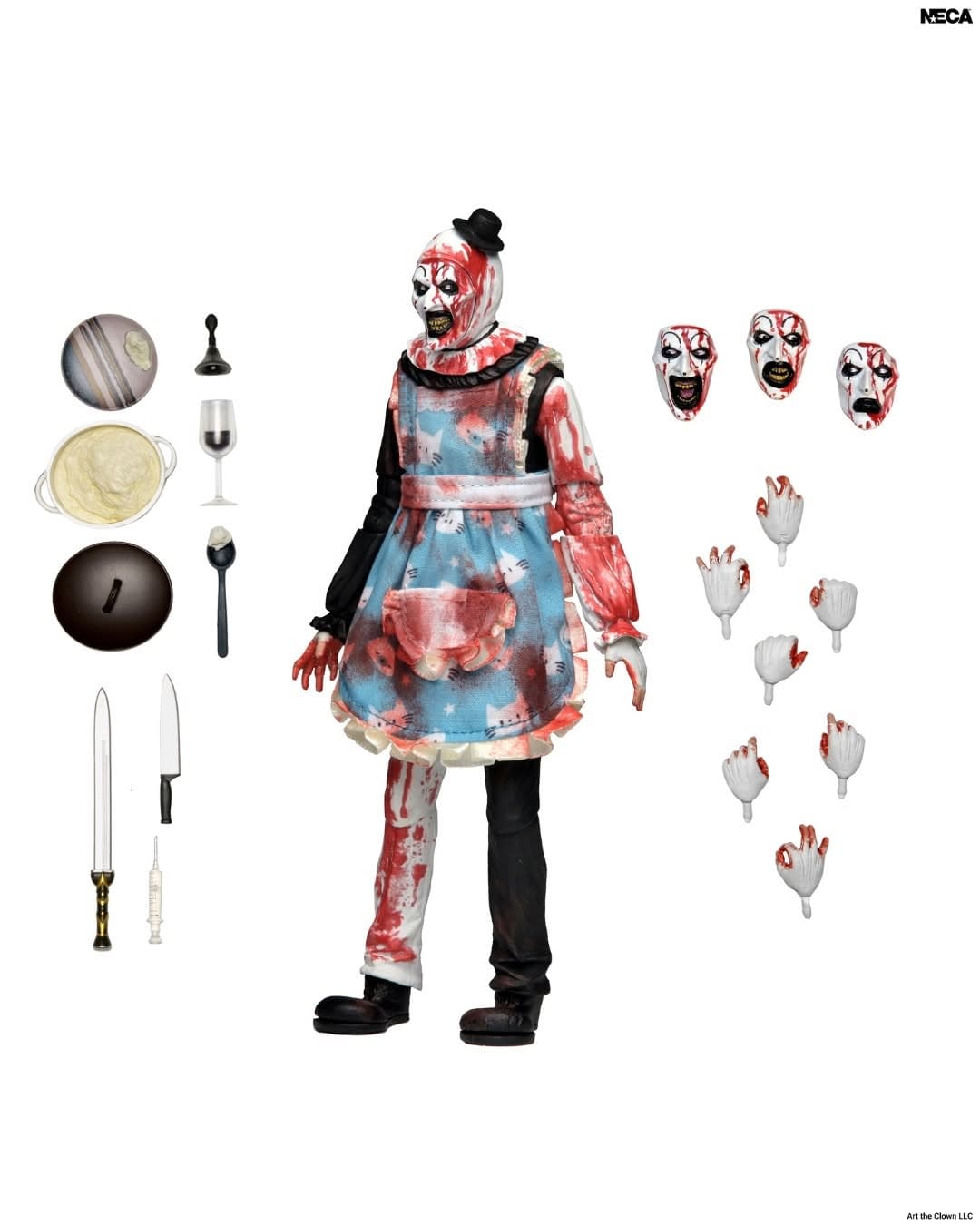 NECA Debuts Ultimate Thanksgiving Art the Clown from Terrifier 2