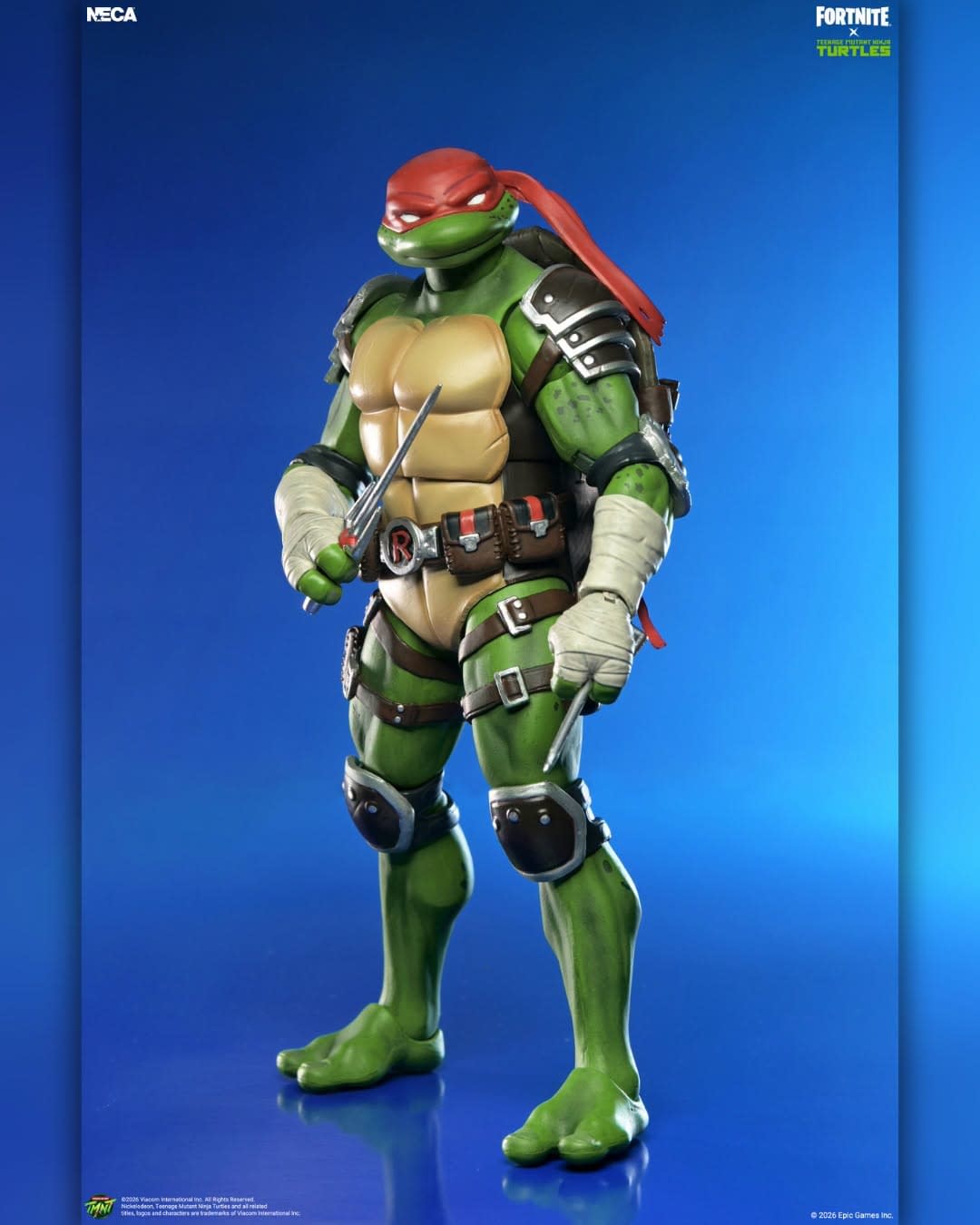 Raphael Drops In with New Fortnite x TMNT Figure from NECA