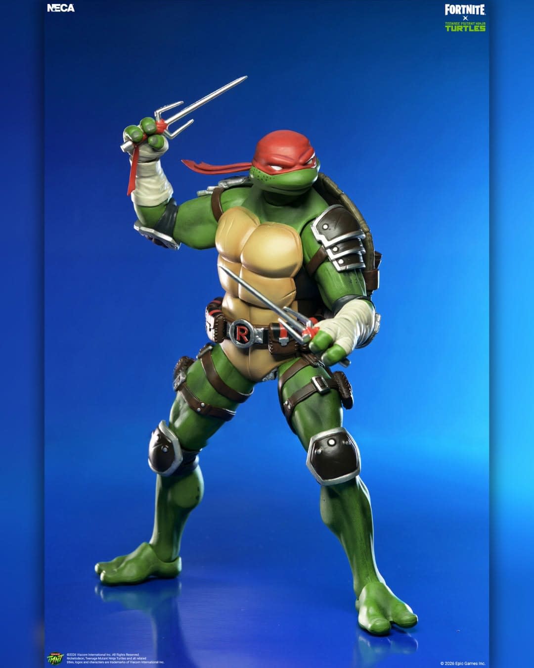 Raphael Drops In with New Fortnite x TMNT Figure from NECA