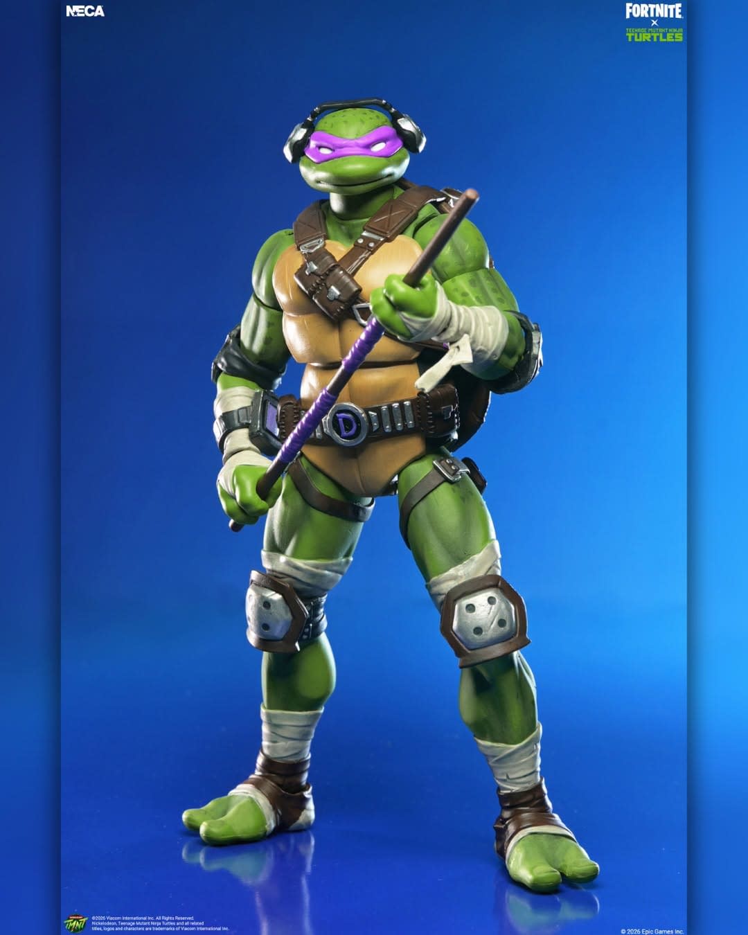 New Fortnite x Teenage Mutant Ninja Turtles Donatello Drops From NECA