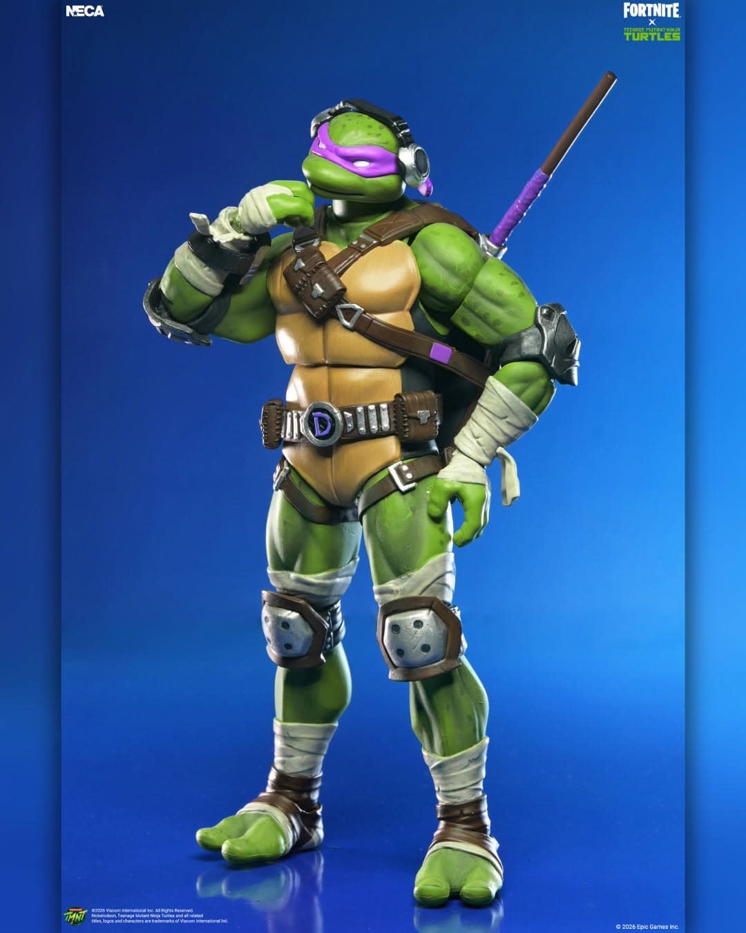 New Fortnite x Teenage Mutant Ninja Turtles Donatello Drops From NECA
