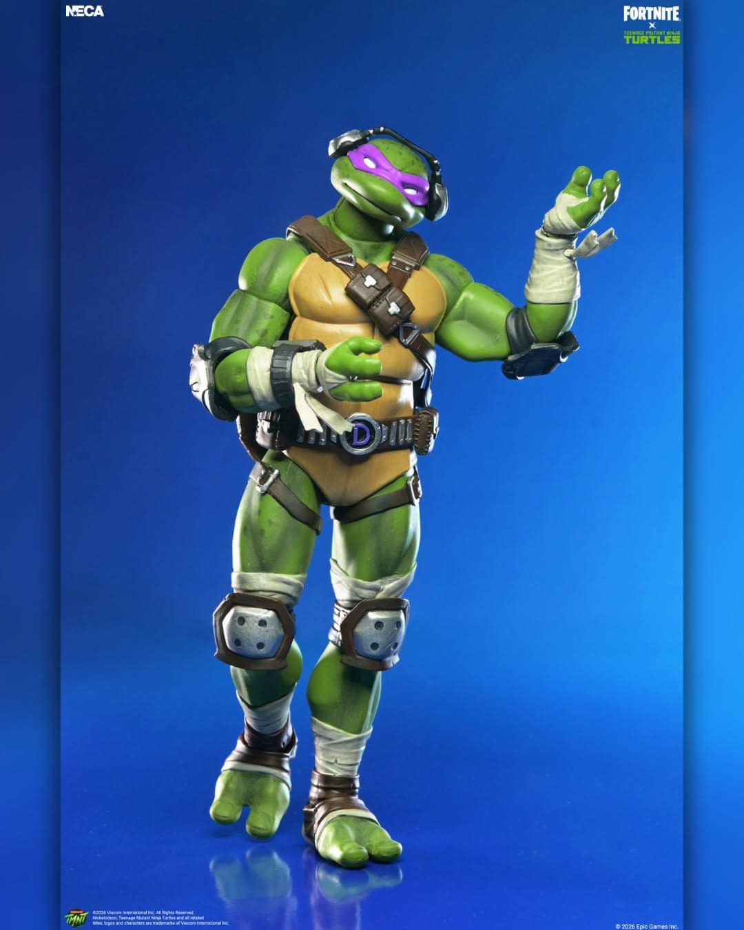 New Fortnite x Teenage Mutant Ninja Turtles Donatello Drops From NECA