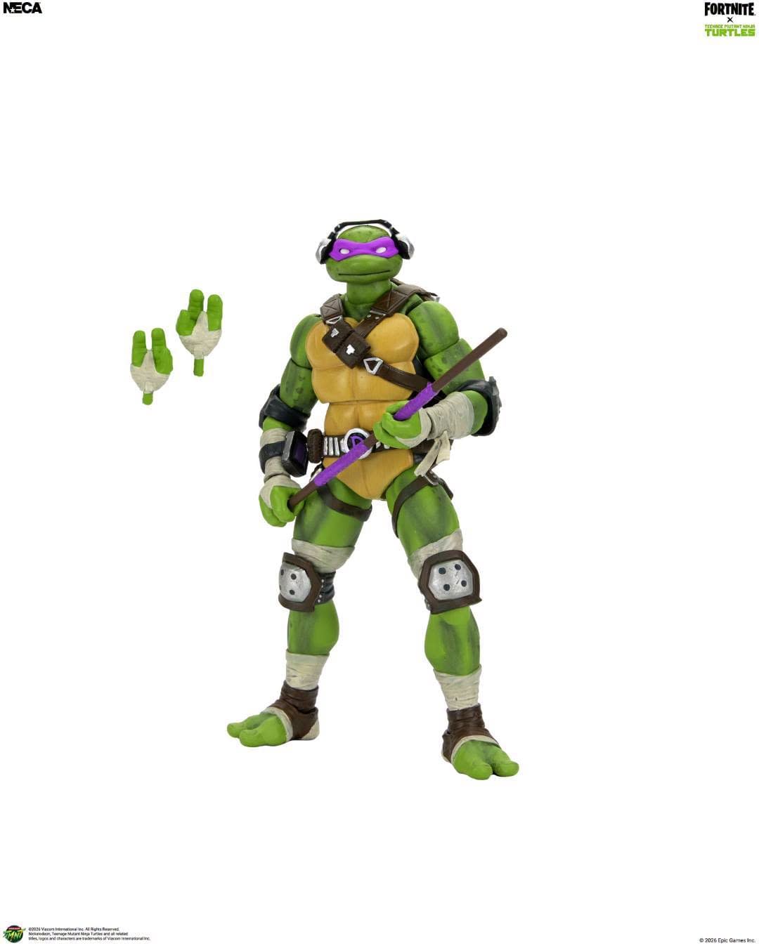 New Fortnite x Teenage Mutant Ninja Turtles Donatello Drops From NECA