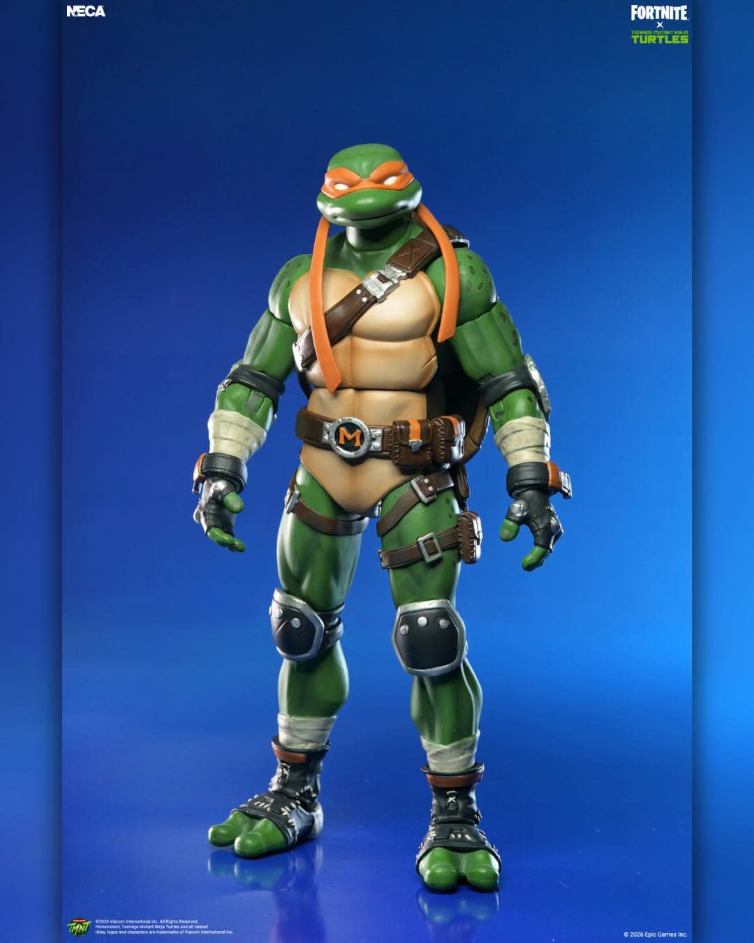 Michelangelo Joins NECA's Fortnite x Teenage Mutant Ninja Turtles Line
