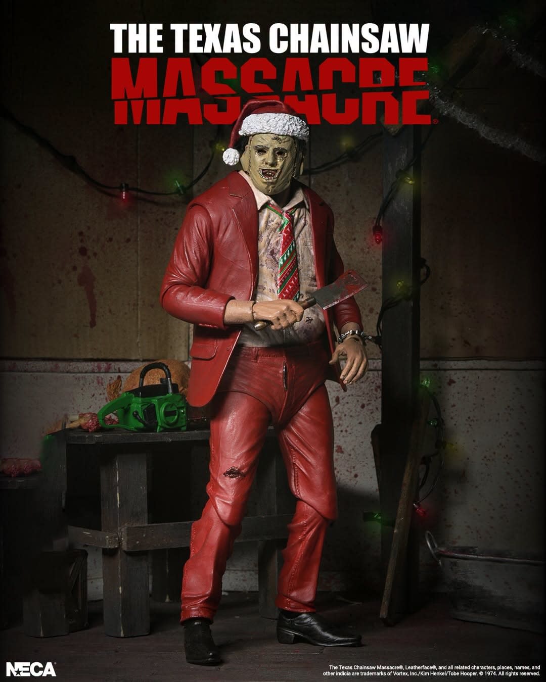 New Holiday Texas Chainsaw Massacre Leatherface Debuts from NECA