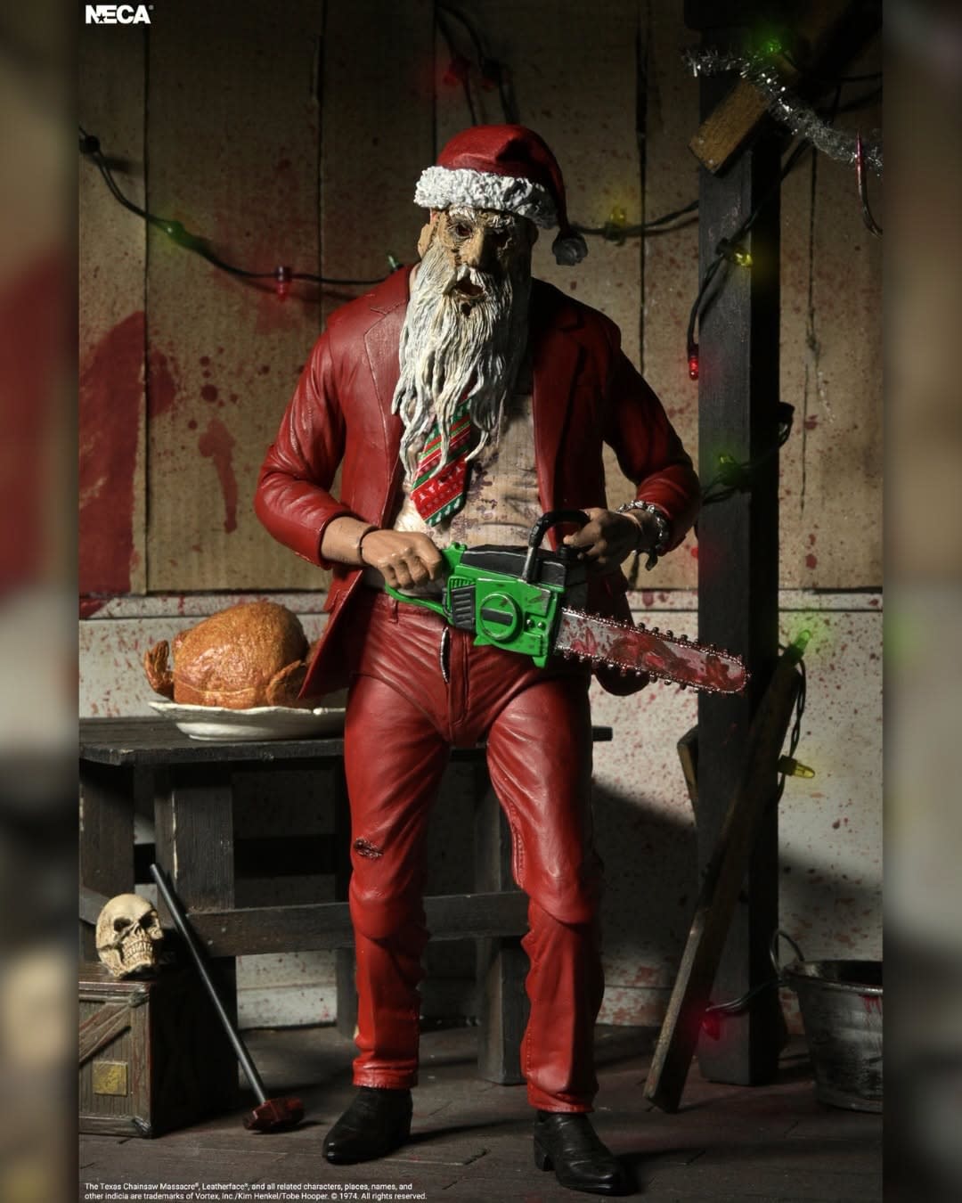 New Holiday Texas Chainsaw Massacre Leatherface Debuts from NECA