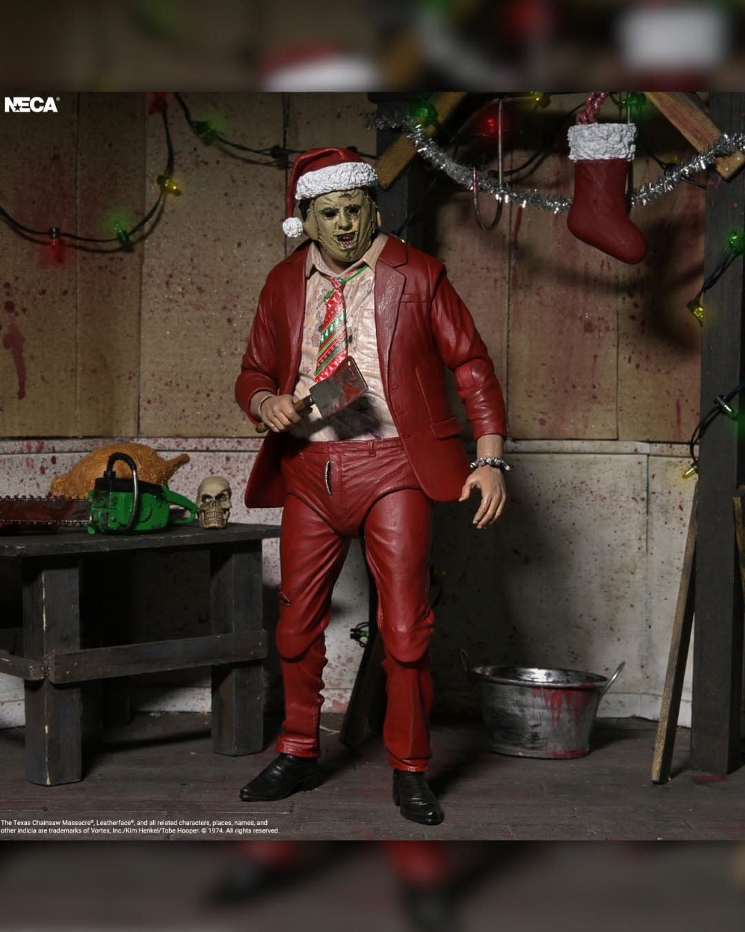 New Holiday Texas Chainsaw Massacre Leatherface Debuts from NECA