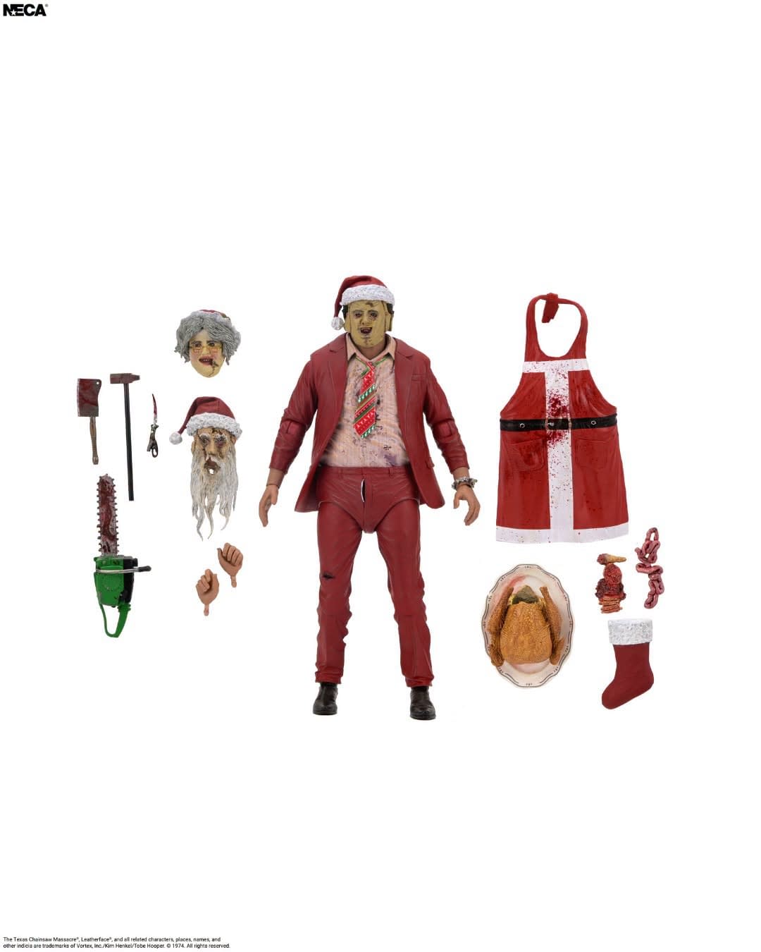 New Holiday Texas Chainsaw Massacre Leatherface Debuts from NECA
