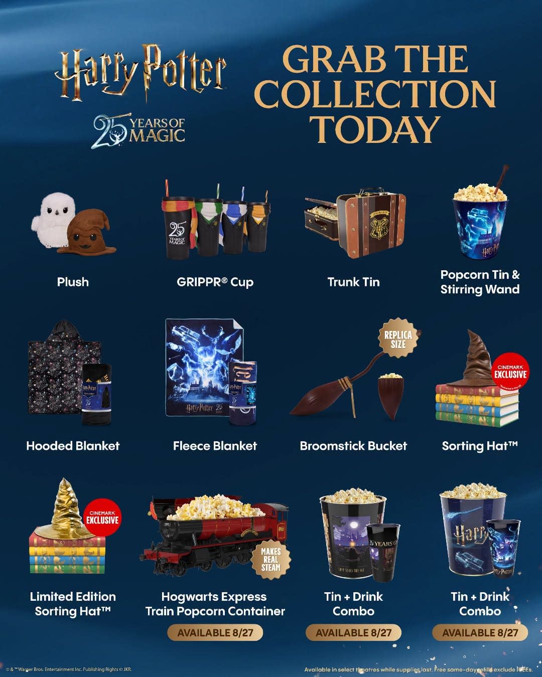 New Popcorn Buckets Arrive in Cars, Harry Potter, Batman and More!